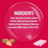 Boomer Bubble Gum - Strawberry Flavour - Wild Watermelon, 10 Pcs