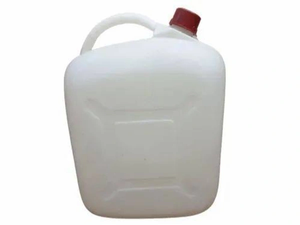 JJ Plastic White Colur Can - 10 Litter