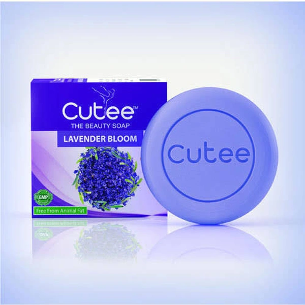 Cutee The Beauty Soap Silky Skin, 100g+20g - Lavender Bloom
