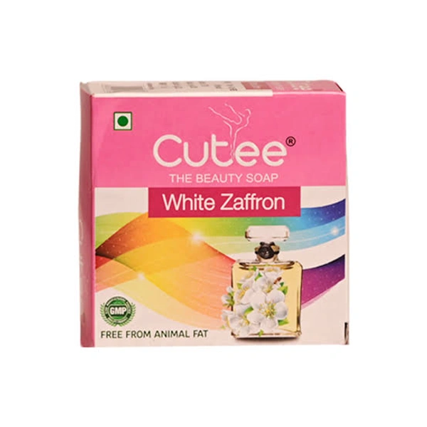 Cutee The Beauty Soap Silky Skin, 100g+20g - White Zaffron