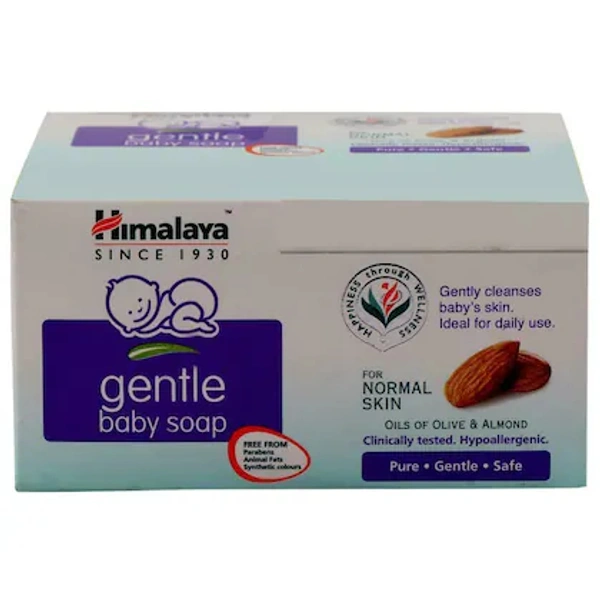 Himalaya Gentle Baby Soap 75 g (Pack of 4) - 4 Pcs Pack