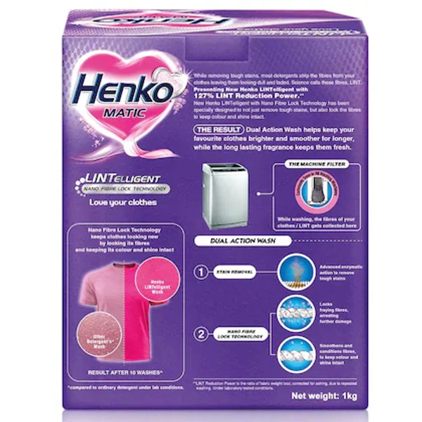 Henko Matic Front Load Detergent Powder - 01 Kg