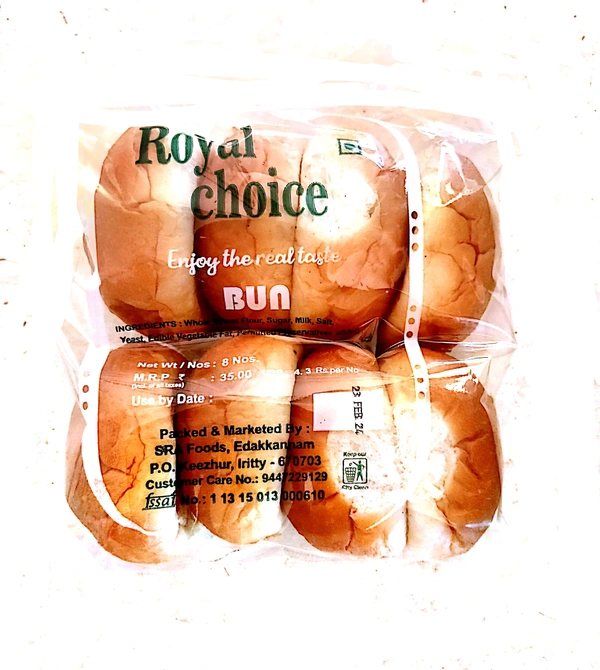 Royal Choice Bun 8 Pcs Pack - 8 Pcs