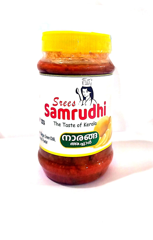 Srees Samrudhi Lemon Pickles നാരങ്ങ അച്ചാർ - 400 gm