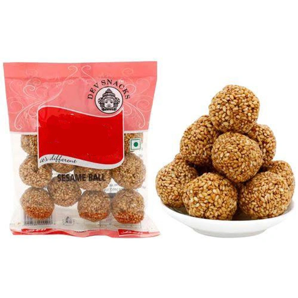 Sweetened Sesame Ball/Ellunda (Brown) എള്ളുണ്ട - 12 Small Pcs Pack