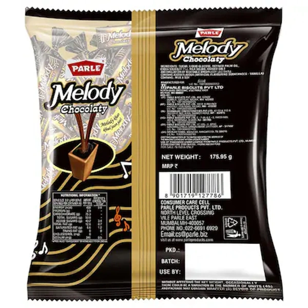 Parle Melody Chocolate Candy - 100 Pcs Pack