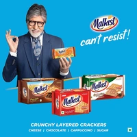 Mayora Malkist Cheese Flavoured Cracker Biscuits 144 g - 144 gm