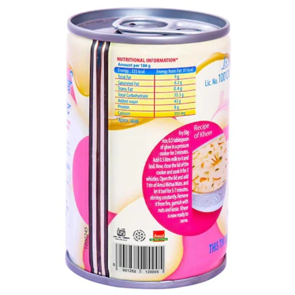 Amul Mithai Mate Sweetened Condensed Milk 200 g (Tin) - 200 gm