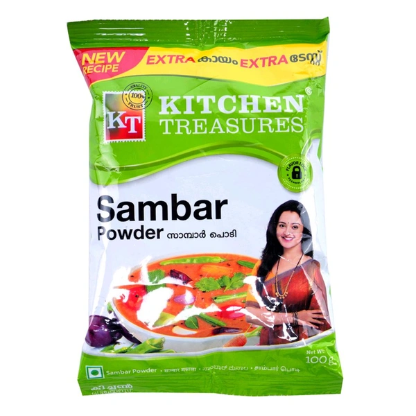 Kitchen Treasures Sambar Powder 100 gm - 100 gm