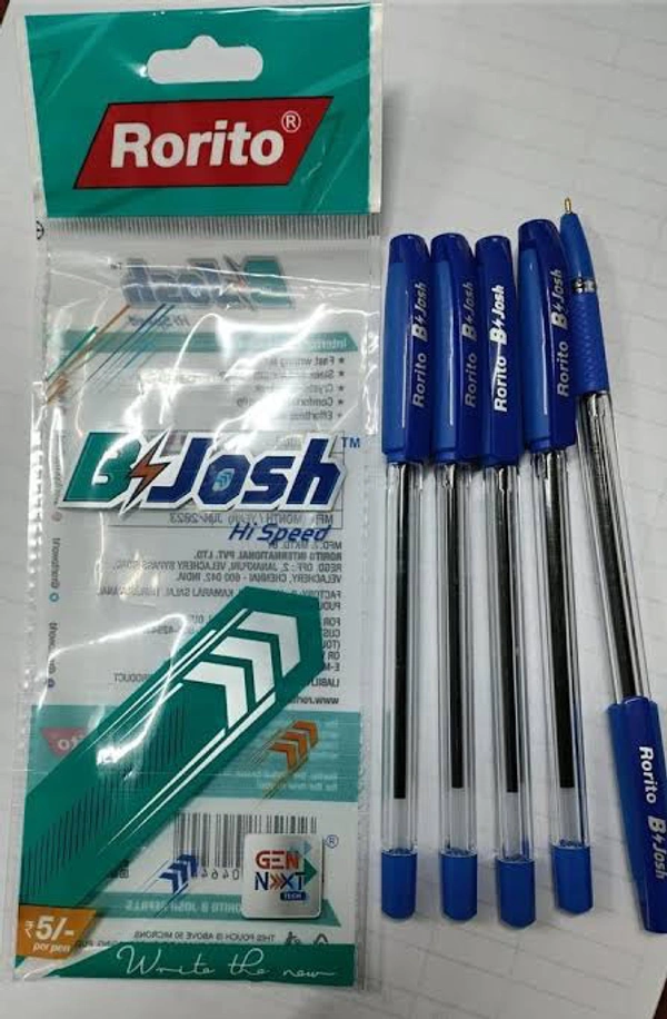 Rorito B Josh Pen - 10 Pcs, Blue