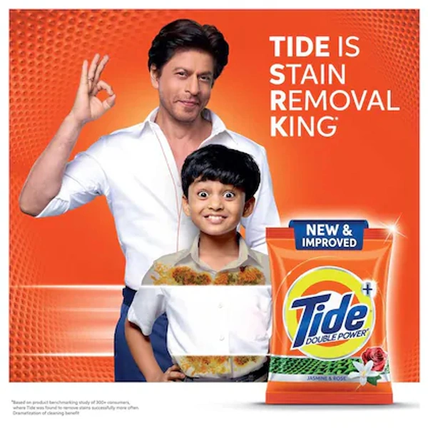 Tide Jasmine & Rose Detergent Powder - 1 Kg