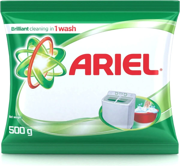 Ariel Detergent Powder - 500 gm