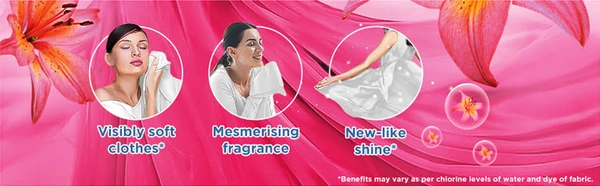 Comfort After Wash Lily Fresh Fabric Conditioner And Long Lasting Freshness - Lily Fresh, 860 ml