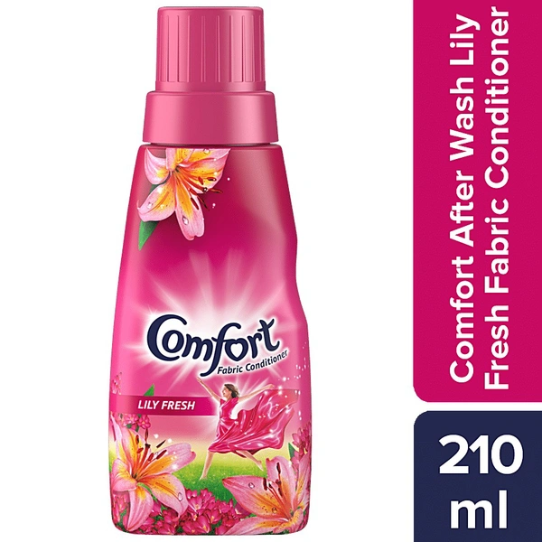 Comfort After Wash Lily Fresh Fabric Conditioner And Long Lasting Freshness - Lily Fresh, 210 ml
