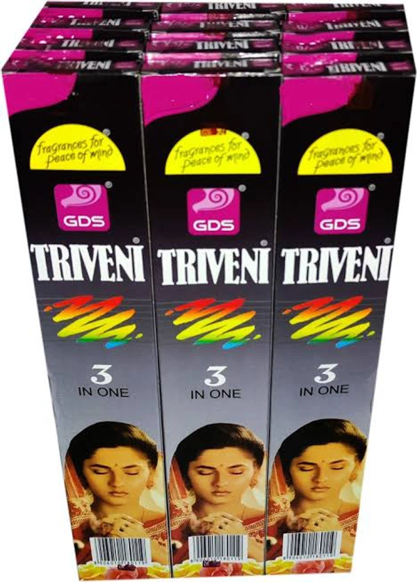Triveni-3 In One Agarbathy- 3 IN 1 - MRP 10