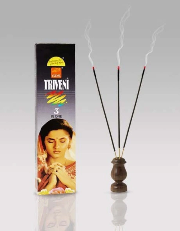 Triveni-3 In One Agarbathy- 3 IN 1 - MRP 50