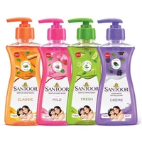 Santoor Fresh Gentle Hand Wash - With Sweet Lime Peel & Tulsi - Mild