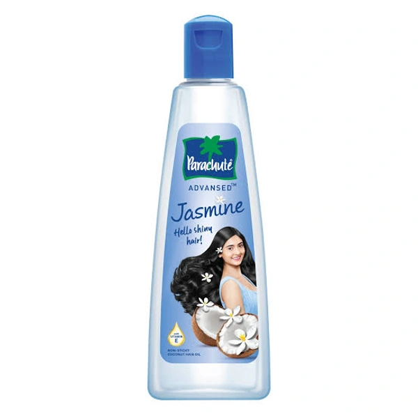 Parachute Advansed Jasmine Coconut Hair Oil With Vitamin-E For Healthy Shiny Hair, Non-sticky, - 90 ml