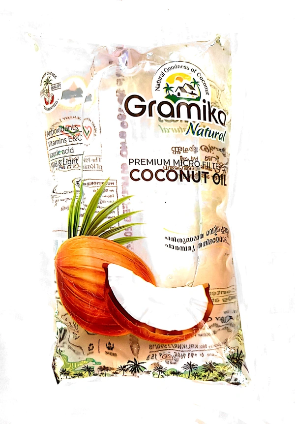 Gramika Coconut Oil / ഗ്രാമിക വെളിച്ചെണ്ണ - 500 ml
