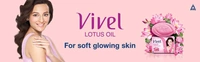 Vivel Lotus Oil + Aloe Vere Bath Soap - 5×100gm, Rose