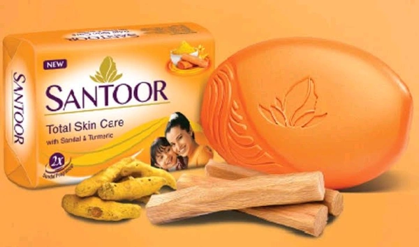 Santoor Bath Soap - 100gm