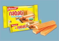 Richeese Nabati Cheese Cream Wafer Biscuits - 12.5g×24 Pcs