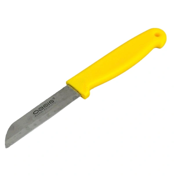 Cake Cutting Fancy Type Knife - Yellow, 1 Pcs