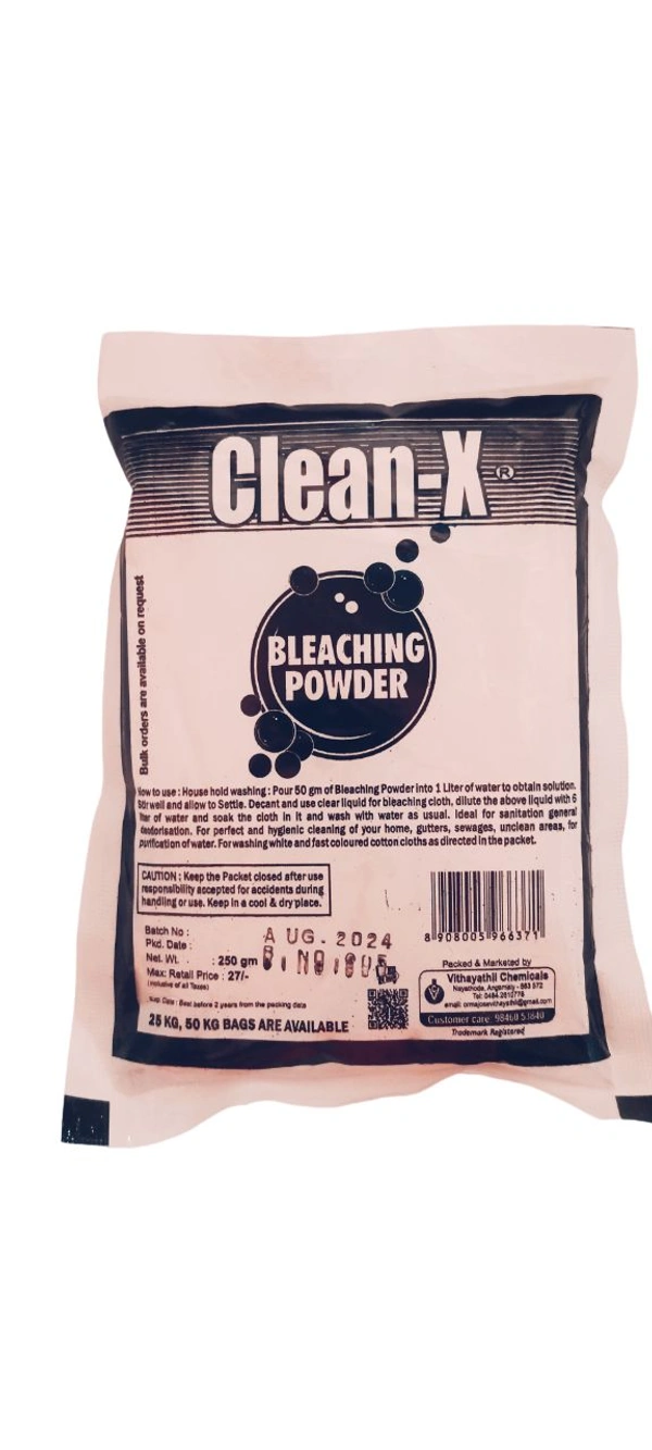 Clean-X Bleaching Powder  - 250gm