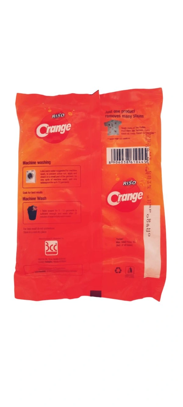 Riso Orange Detergent Powder 350gm - 350gm