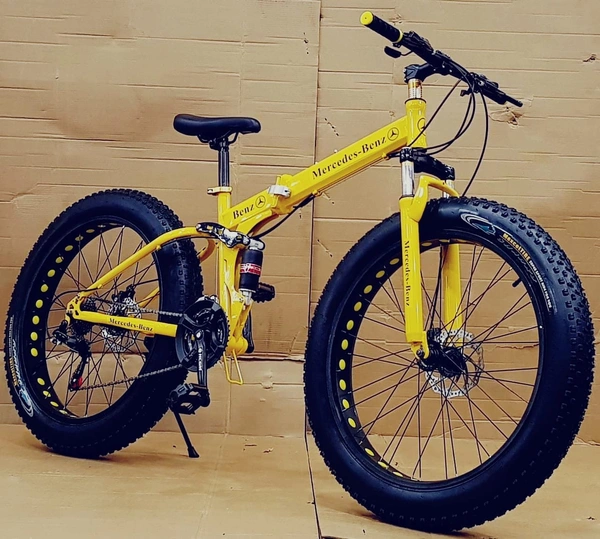 Mercedes Benz  Foldable Fat Tyre Cycle  - multi -colour, 26 Inch Wheel