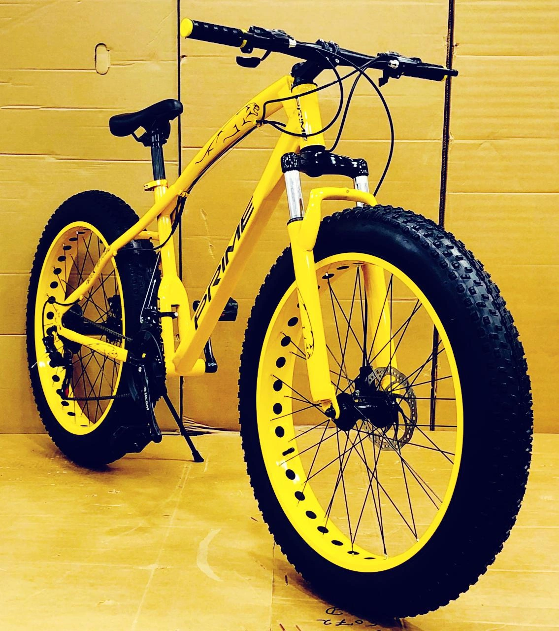 Big Tyre Gear Cycle Huge Eco Ha 26 Inch Large Frame '' Black