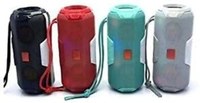 Bluetooth Speaker Portable A006 Wireless Speaker | with Mic |with USB Port |Extra Bass Speaker Supported by Aux Cable, Pendrive (Random) - Red