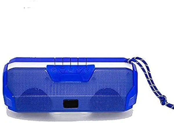 Bluetooth Speaker Portable A006 Wireless Speaker | with Mic |with USB Port |Extra Bass Speaker Supported by Aux Cable, Pendrive (Random) - Blue