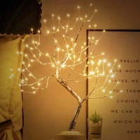 9391 108 LED BIRCH TREE LIGHTS ARTIFICIAL TABLETOP FAIRY TREE LAMP EIGHT LIGHTING MODES USB OR BATTERY OPERATED WITH TIMER DECOR FOR BEDROOM LIVING ROOM WEDDING CHRISTMAS EASTER - Portafino, Medium