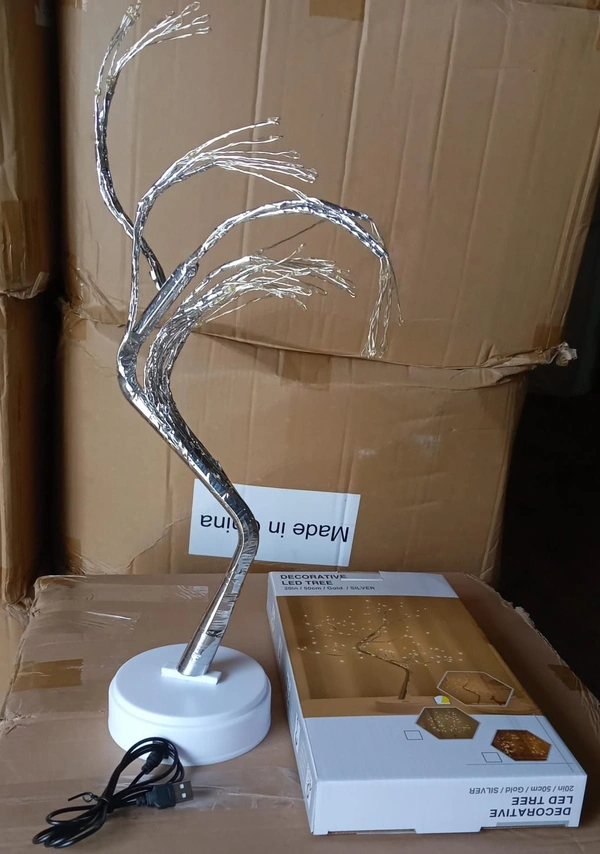 9391 108 LED BIRCH TREE LIGHTS ARTIFICIAL TABLETOP FAIRY TREE LAMP EIGHT LIGHTING MODES USB OR BATTERY OPERATED WITH TIMER DECOR FOR BEDROOM LIVING ROOM WEDDING CHRISTMAS EASTER - Portafino, Medium