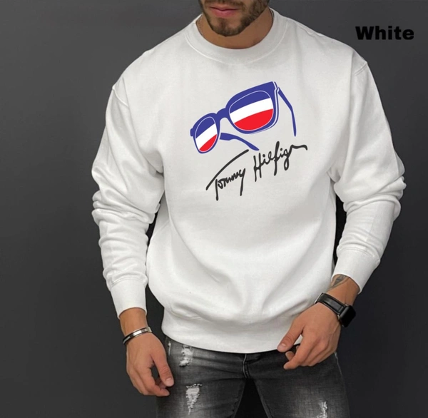 Tommy Hilfiger Winter Sweatshirt - M 38, White