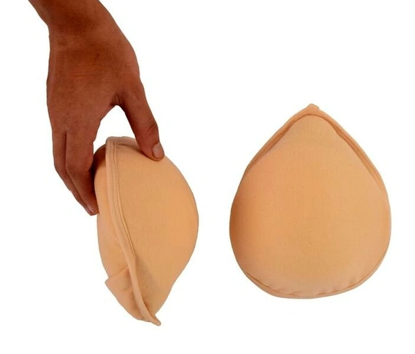 Cotton Mastectomy  Bra Pads One Pair  Fully Adjustable  - 40