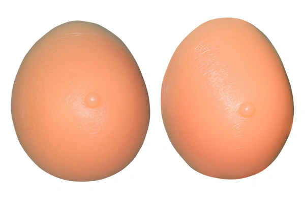 Silicone  Breast Prosthesis Round Cup Free Size One Pair  - Free