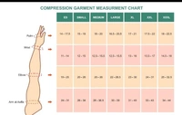 Lymph Compression Arm Sleeve With Shoulder Belt  - XXL