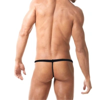 Men Fancy Zipper G String Free Size Underwear  - Free