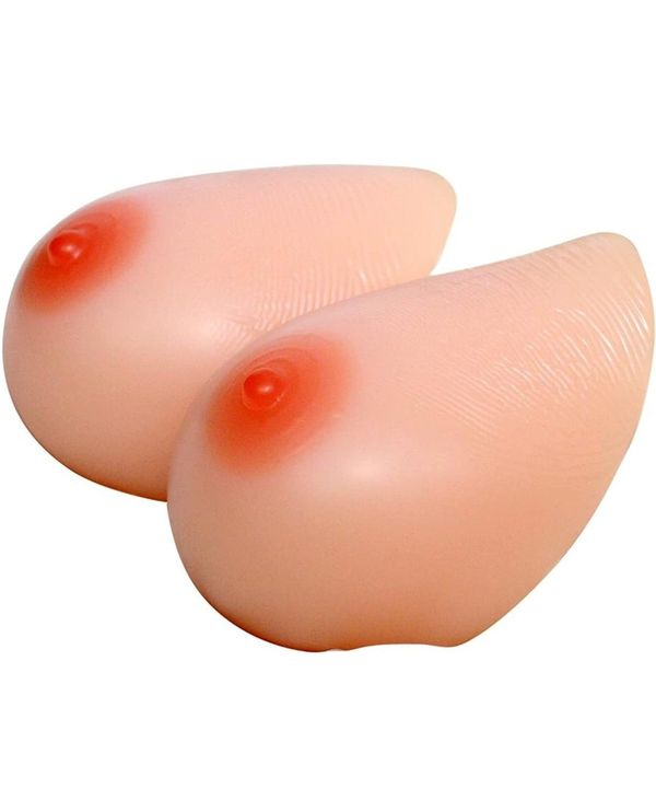 Silicone Teardrop Breast Prosthesis Pair 700+700 Grams Size F