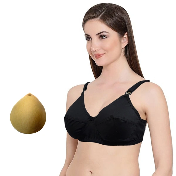 Mastectomy Cancer Pocket Bra With One Microfiber Filled Adjustable Pad - 40