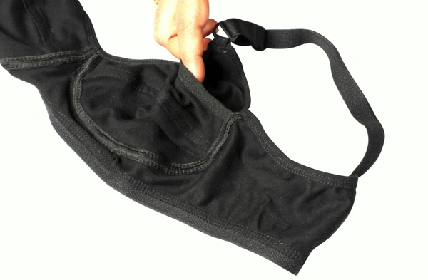 Mastectomy Cancer Pocket Bra With Two Micro fiber Filled Adjustable Pads  - 32