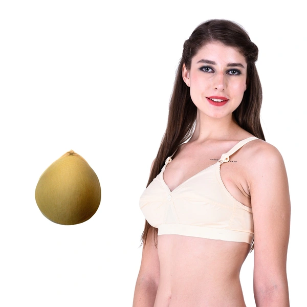 Mastectomy Cancer Pocket Bra With One Microfiber Filled Adjustable Pad  - 42
