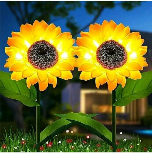 Sunflower Solar light  - Yellow