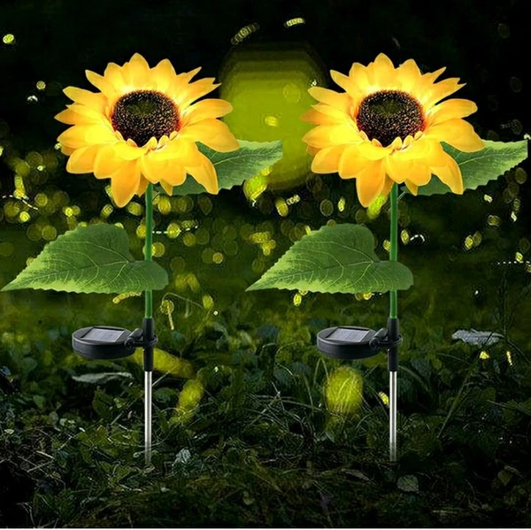 Sunflower Solar light  - Yellow