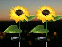 Sunflower Solar light  - Yellow