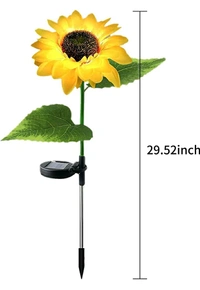 Sunflower Solar light  - Yellow