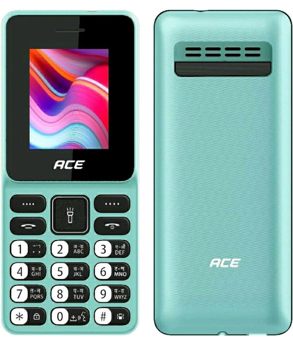 Itel itel Ace 2 Heera - 1.8 inch display size, 1000 mAh Battery, Vibration Support, Bluetooth Support, Auto Call Recording and 32GB Expandable Memory | Pure Green
