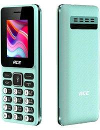 Itel itel Ace 2 Heera - 1.8 inch display size, 1000 mAh Battery, Vibration Support, Bluetooth Support, Auto Call Recording and 32GB Expandable Memory | Pure Green
